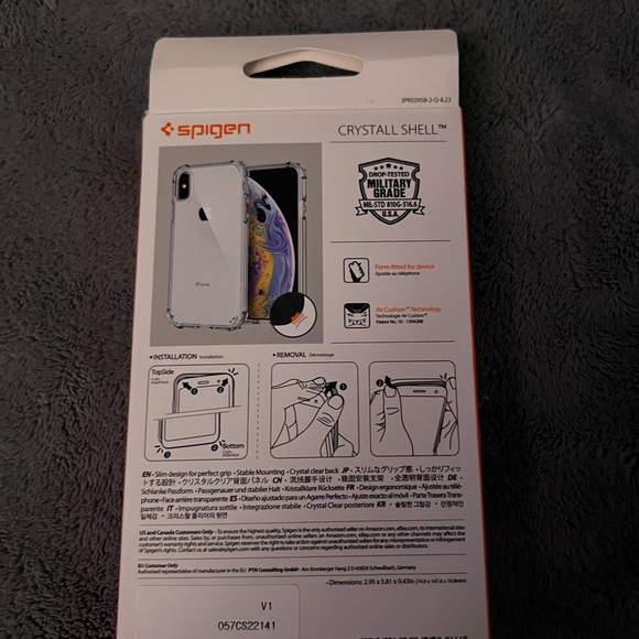 Spigen clear iPhone XS / X case - Picture 2 of 3